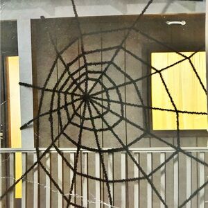 🕸️ NIP Hyde & Eek! 10' Black Spiderweb Decor 🕸️